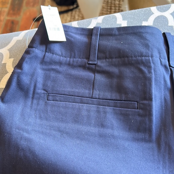 Talbots NWT navy crop pants sz4 - Picture 10 of 11